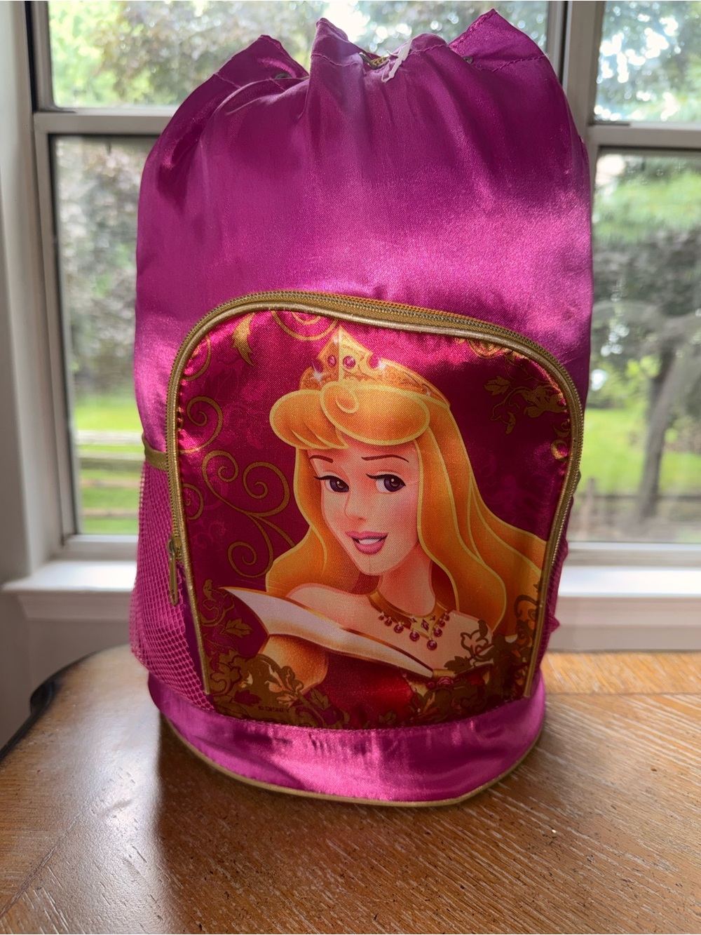Disney Princess Aurora Sleeping Bag with Matching Zipper Bag – 27” x 67”